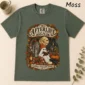 ghost reading shirt t-shirt flat lay view
