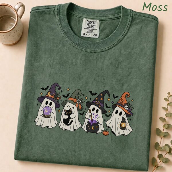 Ghost Witch Spooky Season Cute Halloween Shirt ghost witch Halloween shirt t-shirt product detail