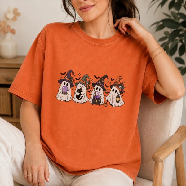 Ghost Witch Spooky Season Cute Halloween Shirt ghost witch Halloween shirt t-shirt product photo