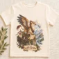 griffin baby bodysuit close-up detail