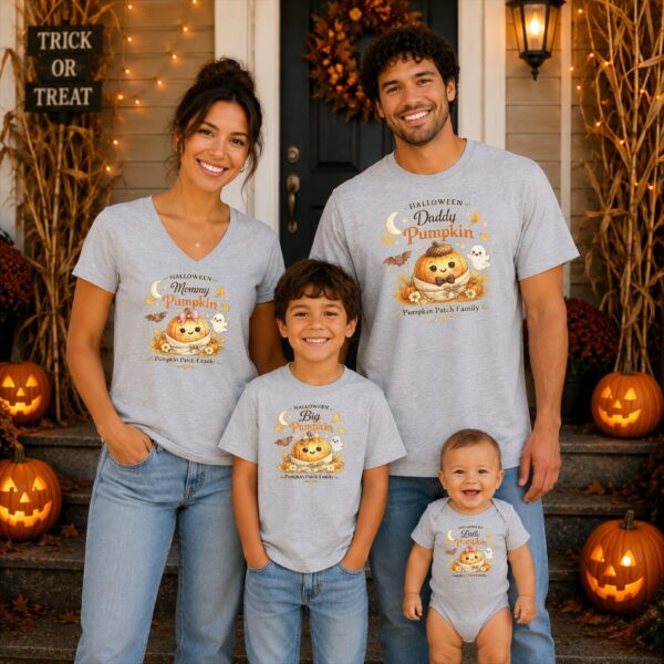 Halloween Family Matching Watercolor Pumpkin Shirt or Bodysuit Halloween family matching watercolor pumpkin shirt baby bodysuit color options