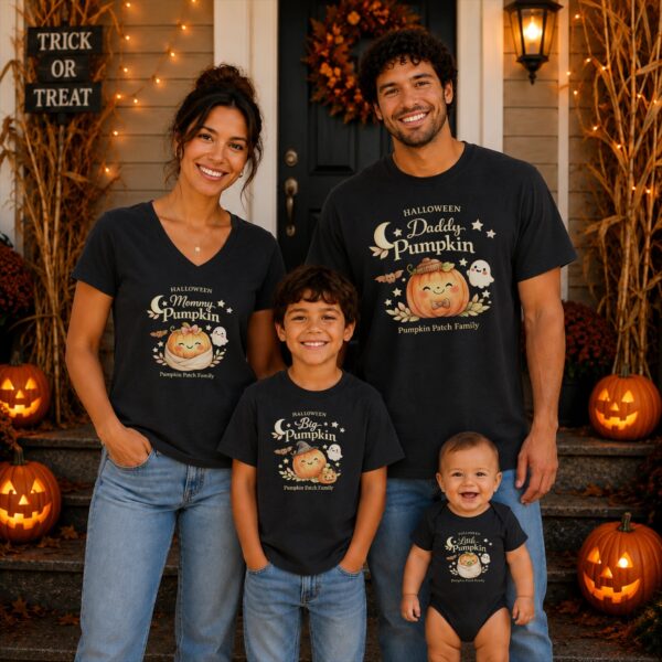 Halloween Family Matching Watercolor Pumpkin Shirt or Bodysuit Halloween family matching watercolor pumpkin shirt baby bodysuit color options