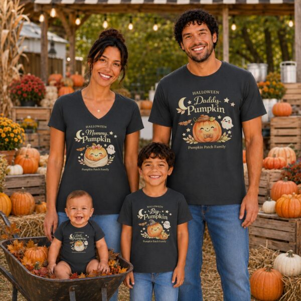 Halloween Family Matching Watercolor Pumpkin Shirt or Bodysuit Halloween family matching watercolor pumpkin shirt baby bodysuit color options