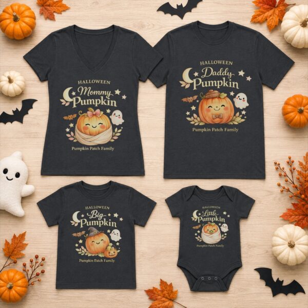 Halloween Family Matching Watercolor Pumpkin Shirt or Bodysuit Halloween family matching watercolor pumpkin shirt baby bodysuit color options