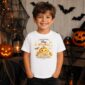 Halloween family matching watercolor pumpkin shirt baby bodysuit color options