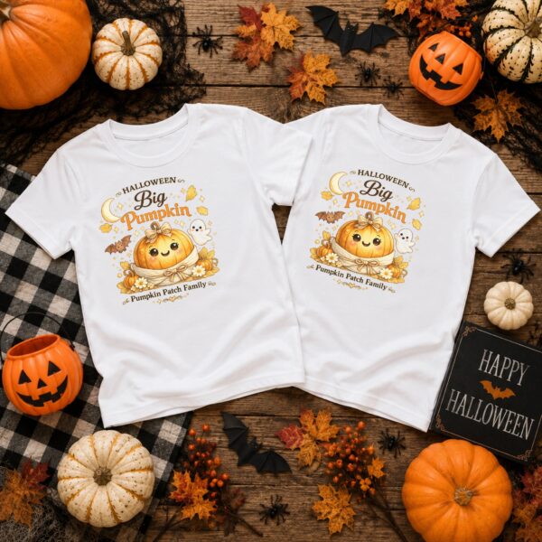 Halloween Family Matching Watercolor Pumpkin Shirt or Bodysuit Halloween family matching watercolor pumpkin shirt baby bodysuit color options