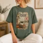 haunted library t-shirt lifestyle scene