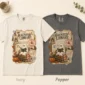 haunted library t-shirt color options