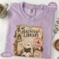 haunted library t-shirt product photo
