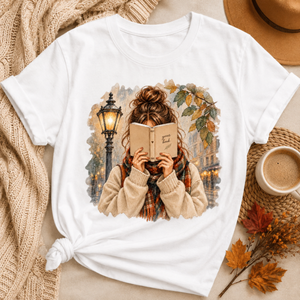hazelmockupp bookish shirt t-shirt mockup view