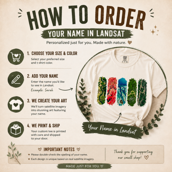 how to order satellite imagery shirt t-shirt mockup view