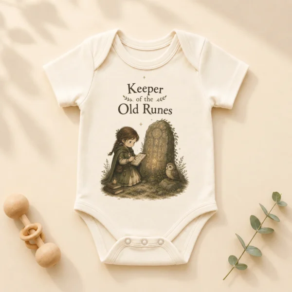 keeper of the old runes baby bodysuit