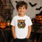 Knock Knock Trick or Treat Personalized Halloween Shirt baby bodysuit mockup view