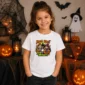 Knock Knock Trick or Treat Personalized Halloween Shirt baby bodysuit lifestyle scene