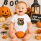Knock Knock Trick or Treat Personalized Halloween Shirt baby bodysuit product photo