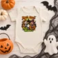 Knock Knock Trick or Treat Personalized Halloween Shirt baby bodysuit product photo