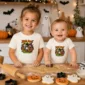 Knock Knock Trick or Treat Personalized Halloween Shirt baby bodysuit product photo