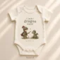 little dragon slayer baby bodysuit alternate angle