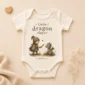 little dragon slayer baby bodysuit product photo