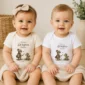 little dragon slayer baby bodysuit model mockup