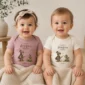 little dragon slayer baby bodysuit model mockup