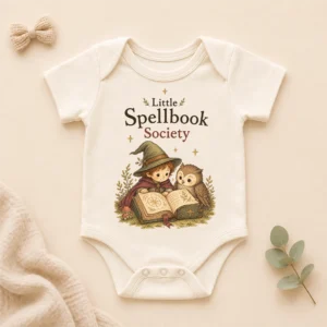 little spellbook society baby bodysuit