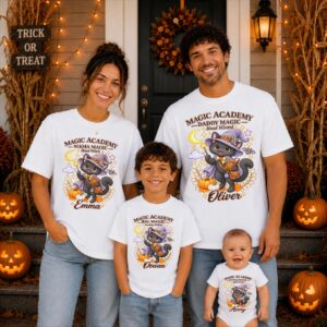 magic academy family matching shirt baby bodysuit