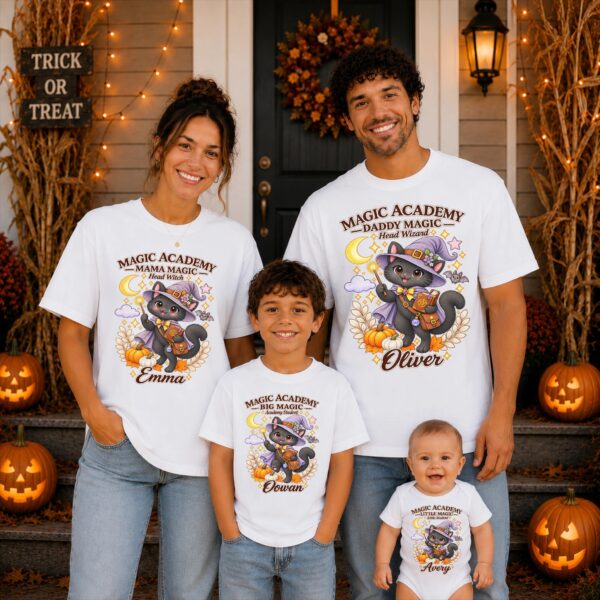 magic academy family matching shirt baby bodysuit