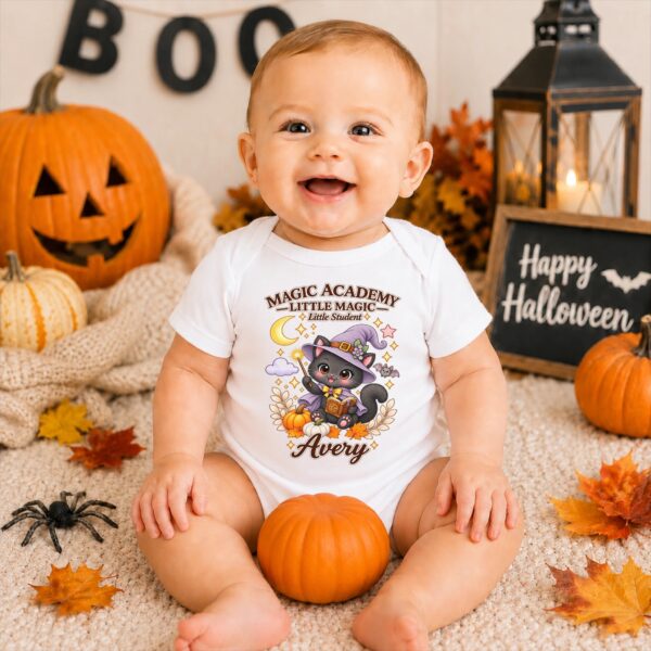 Personalized Family Matching Magic Academy Halloween Shirt or Bodysuit magic academy family matching shirt baby bodysuit product photo