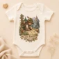 map keeper baby bodysuit close-up detail
