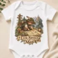 map keeper baby bodysuit close-up detail