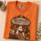 cozy Halloween book lover shirt t-shirt mockup view