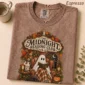 cozy Halloween book lover shirt t-shirt lifestyle scene
