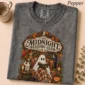 cozy Halloween book lover shirt t-shirt alternate angle