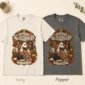 cozy Halloween book lover shirt t-shirt color options