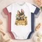 personalized anubis baby bodysuit color options