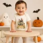 personalized anubis baby bodysuit close-up detail