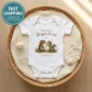 personalized baby dragon bodysuit baby bodysuit front view