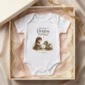 personalized baby dragon bodysuit baby bodysuit mockup view