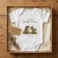 personalized baby dragon bodysuit baby bodysuit styled product photo