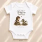 personalized baby dragon bodysuit baby bodysuit product photo