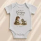 personalized baby dragon bodysuit baby bodysuit product photo