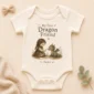 personalized baby dragon bodysuit baby bodysuit product photo