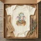 personalized baby dragon bodysuit baby bodysuit mockup view