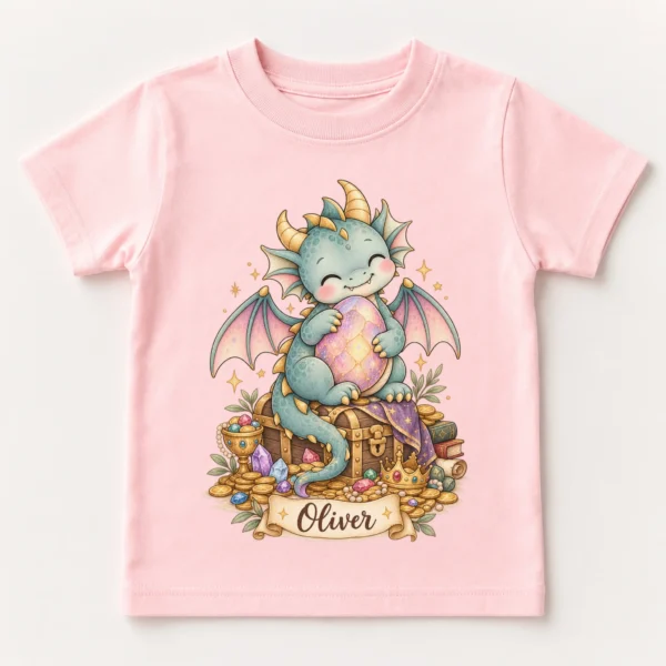 Personalized Baby Dragon Bodysuit, Mythical Toddler Shirt, Kids Gift — toddler shirt mockup personalized baby dragon bodysuit baby bodysuit product photo