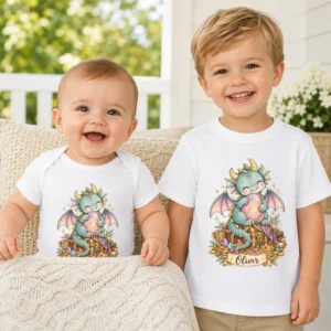 personalized baby dragon bodysuit baby bodysuit