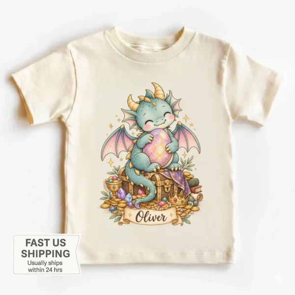 Personalized Baby Dragon Bodysuit, Mythical Toddler Shirt, Kids Gift — toddler shirt mockup personalized baby dragon bodysuit baby bodysuit alternate angle