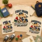 personalized back to school shirt t-shirt back view