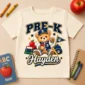 personalized back to school shirt t-shirt back view
