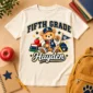 personalized back to school shirt t-shirt back view